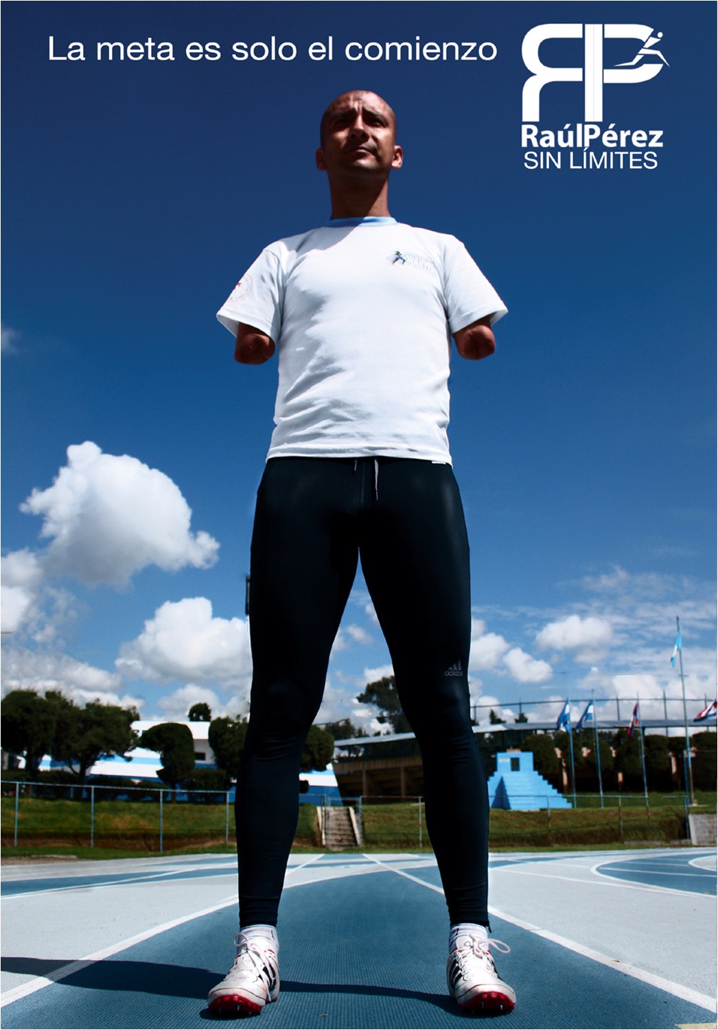 Raúl Pérez, atleta paralímpico guatemalteco, retrato principal